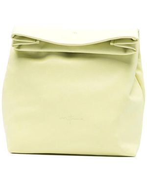 Cortana Delhi Large Leather Clutch - Yellow
