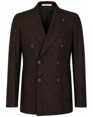 Tagliatore Montecarlo Single-Breasted Jacket - Black