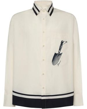 Jacquemus La Chemise Camargue Cotton Shirt - White