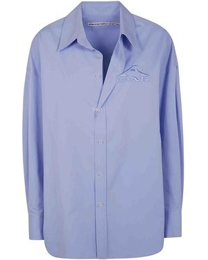 Alexander Wang Oversized Shirt - Blue