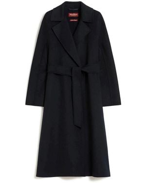 Max Mara Cles Wool Coat - Black