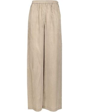 Emporio Armani Elastic Waist Trousers - Natural