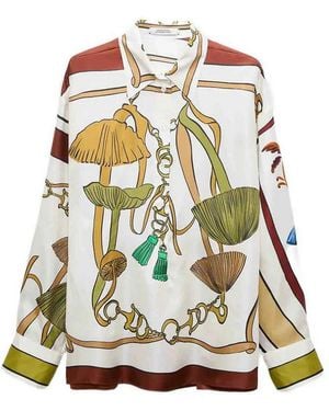 Dorothee Schumacher Top Cosmic Funghi Blouse - White