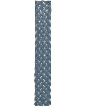 Mila Schon Wool Scarf - Blue