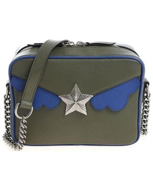 Les Jeunes Etoiles "Camera" Shoulder Bag - Green