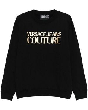 Versace Jeans Couture Cotton Sweatshirt - Black