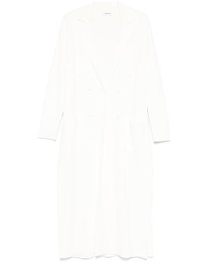 P.A.R.O.S.H. Double-Breasted Coat - White