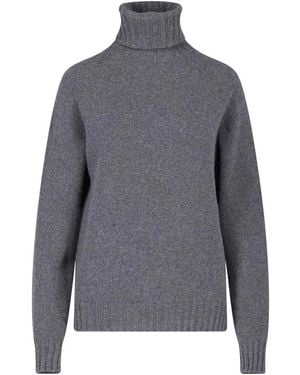 Ma'ry'ya Cashmere And Virgin Wool Jumper - Grey