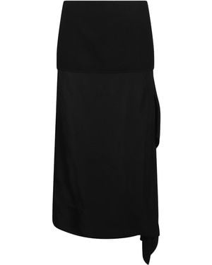 Jil Sander Midi Skirt - Black