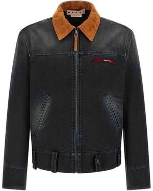 Marni Canvas Jacket - Black