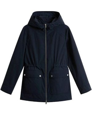 Woolrich Summer Hooded Jacket - Blue