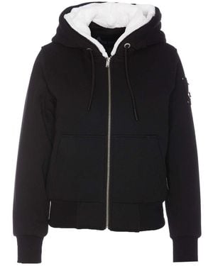 Moose Knuckles Bunny Classic Zip Sweatshirt - Black