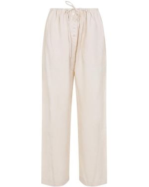 Studio Nicholson Hera Draw Cord Trousers - White