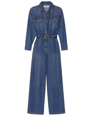 Self-Portrait Jumpsuit - Blue