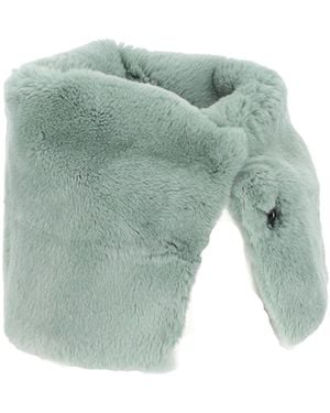 Antipast Fur Muffler Scarf - Blue