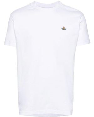 Vivienne Westwood Logo Cotton T-Shirt - White