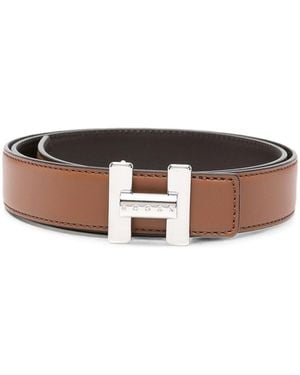 Hogan Leather Belt - Brown