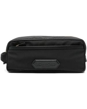 Tom Ford Recycled Nylon Double Zip Toiletry - Black