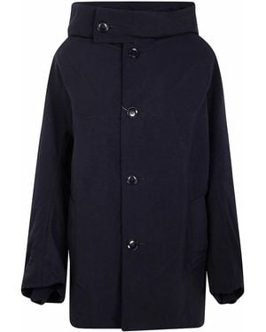 Y's Yohji Yamamoto Hoodie Short Coat - Blue