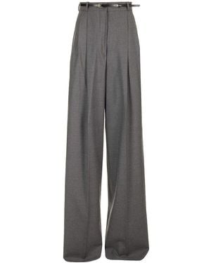 Sportmax Oversized Pants - Gray