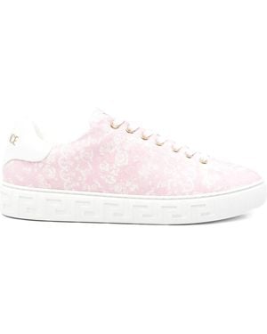 Versace Baroque Greca Trainer - Pink