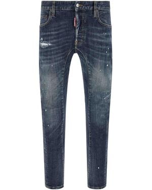 DSquared² Tidy Biker Jeans - Blue