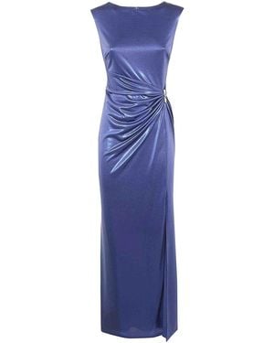 Ralph Lauren Ilianne Sleeveless Gown - Blue