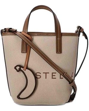 Stella McCartney Bucket Bag Eco Canvas - Natural