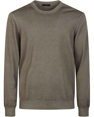 Fay Crew Neck - Gray