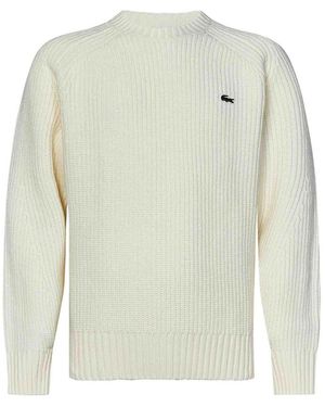 Lacoste Rundhalspullover - Weiß