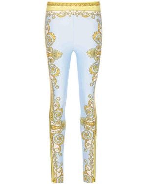 Versace Light D Leggings - Blue
