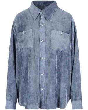 MYTHINKS Corduroy Shirt - Blue