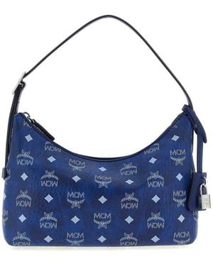 MCM Small Shoulder Bag - Blue
