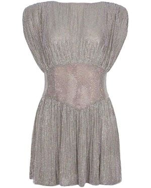 GIUSEPPE DI MORABITO Dress Made Of A Poliamide - Grey