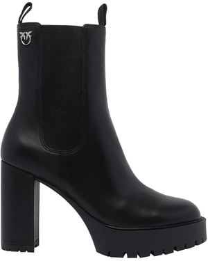 Pinko Stivaletti Con Décolleté Clara Neri - Nero
