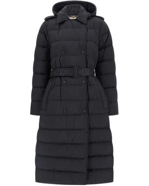 Burberry Padded Trench Coat - Black