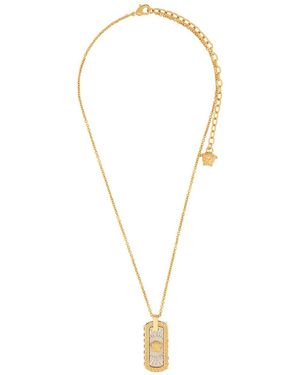 Versace Necklace With Crystals - White