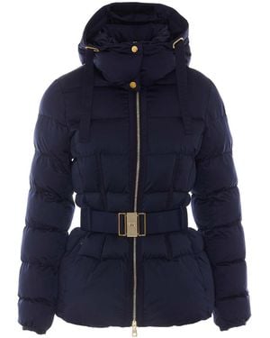 Elisabetta Franchi Down Jacket - Blue