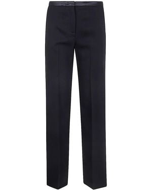Kiltie Justin Wide Leg Trousers - Blue