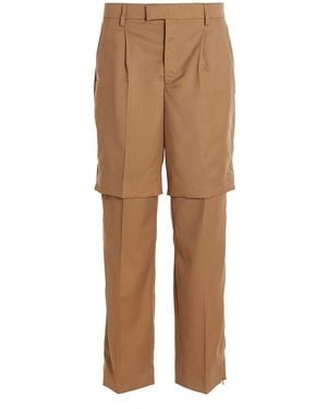 VTMNTS Tailored Trousers - Natural