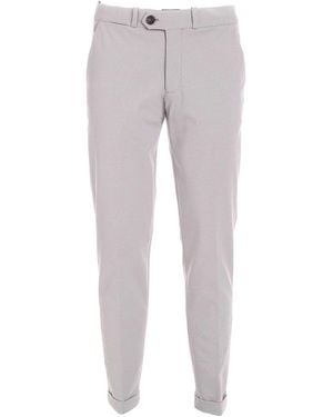 Rrd Chino Micro Hammer Trousers - Grey