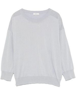 Peserico Cotton Sweater - White