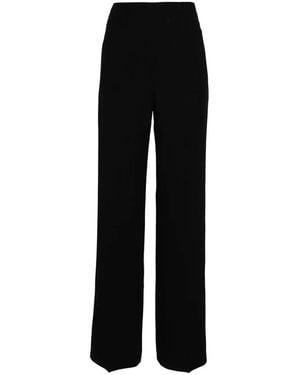 Alberta Ferretti High-Waist Palazzo Pants - Black