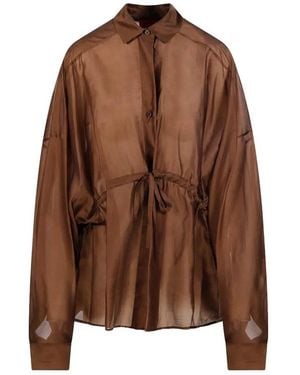 Thelatest Dalida Blouse - Brown