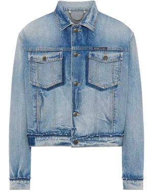 Maison Margiela Light Denim Jacket - Blue