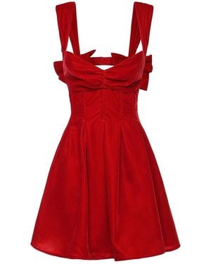 For Love & Lemons August Mini Dress - Red