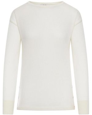 Max Mara Cashmere And Silk Tabella Jumper - White