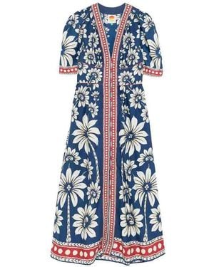 FARM Rio Luna Maxi Dress - Blue