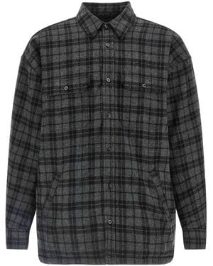 Willy Chavarria Padded Overshirt - Grey