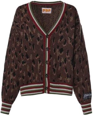 PDF Wool-Blend Cardigan - Brown